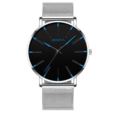 Reloj Cuarzo Hombre Correa Malla Elegante Casual Negocios - Image 15