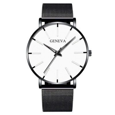 Reloj Cuarzo Hombre Correa Malla Elegante Casual Negocios - Image 20