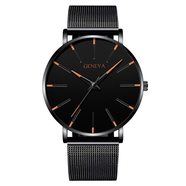 Reloj Cuarzo Hombre Correa Malla Elegante Casual Negocios