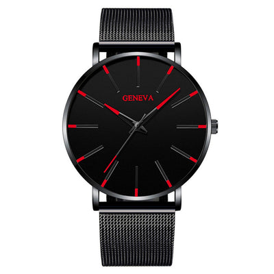 Reloj Cuarzo Hombre Correa Malla Elegante Casual Negocios - Image 9