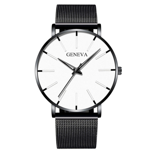 Reloj Cuarzo Hombre Correa Malla Elegante Casual Negocios - Image 7
