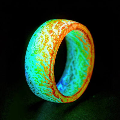 Anillo de Resina Luminiscente con Efecto Craquelado Color Cambiante - Image 7