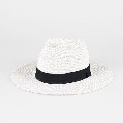 Sombrero Panamá de Ala Ancha con Protección Solar para Parejas - Image 10
