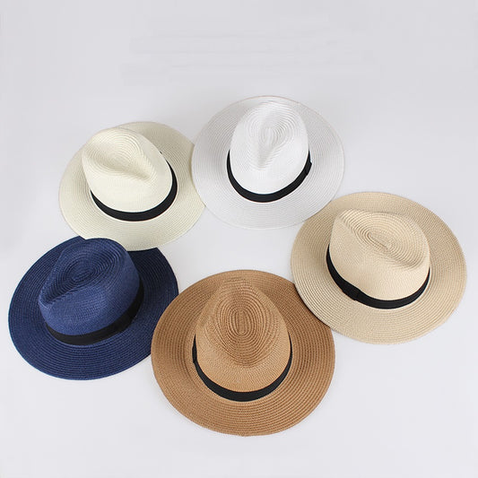 Sombrero Panamá de Ala Ancha con Protección Solar para Parejas - Image 2