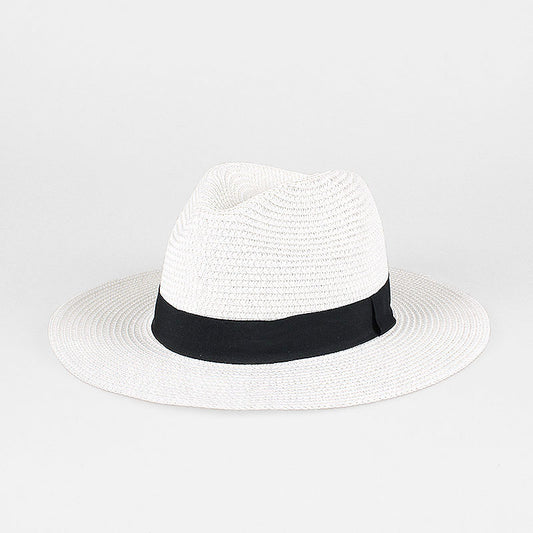 Sombrero Panamá de Ala Ancha con Protección Solar para Parejas