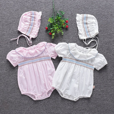 Conjunto de Dos Piezas Bebé Coreano Otoño con Cuello Hoja de Loto - Image 7