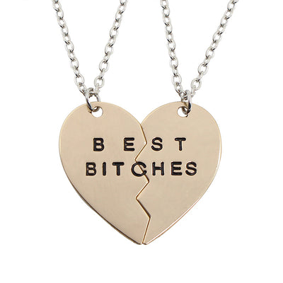 Collar Dúo de Letras Europeo y Americano con Costura para Hombre y Mujer - Image 6