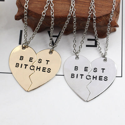 Collar Dúo de Letras Europeo y Americano con Costura para Hombre y Mujer - Image 9