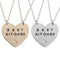 Collar Dúo de Letras Europeo y Americano con Costura para Hombre y Mujer