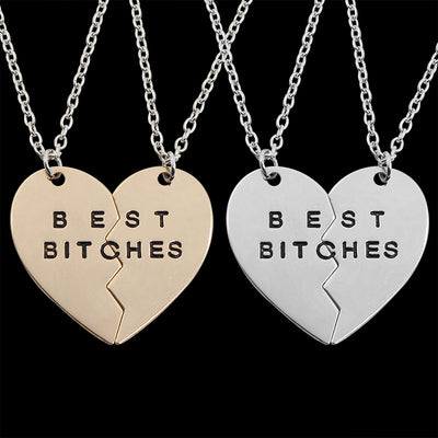 Collar Dúo de Letras Europeo y Americano con Costura para Hombre y Mujer - Image 2