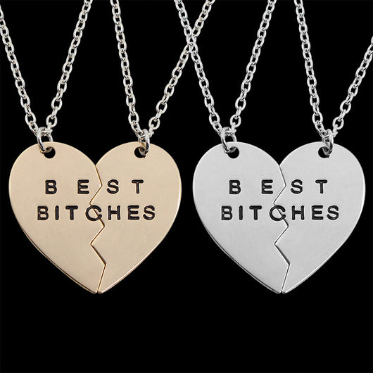 Collar Dúo de Letras Europeo y Americano con Costura para Hombre y Mujer - Image 2