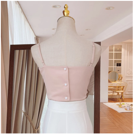 Chaleco Elegante con Moño y Tirantes Ajustables para Usar Como Prenda Exterior - Image 4