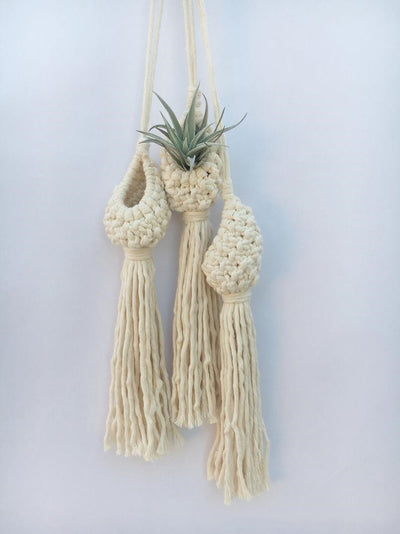 Tapiz Bohemio Tejido a Mano Estilo Nórdico con Diseño de Piña y Flores - Image 4