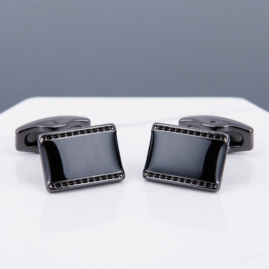 Gemelos Hombre Cara Negra Cobre Gris - Diseño Ejecutivo - Image 5
