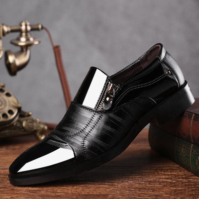 Zapatos Oxford Cuero Premium Hombre Punta Fina Negocios - Image 7
