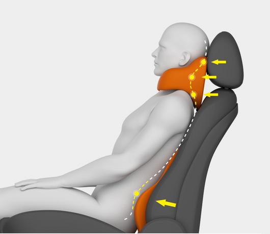 Almohada Cervical en U con Memoria de Espuma para Auto - Soporte Ergonómico de Cuello - Image 9
