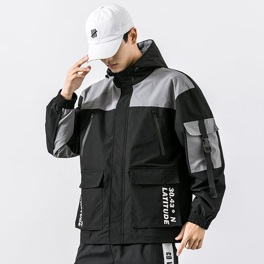 Chaqueta Casual Estilo Coreano con Capucha para Adolescentes - Image 9