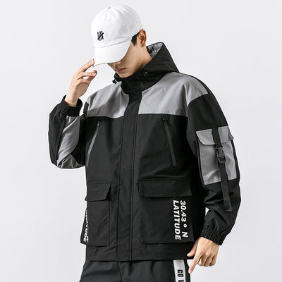 Chaqueta Casual Estilo Coreano con Capucha para Adolescentes