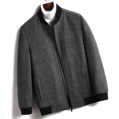 Blazer de Lana Escocés Casual para Jóvenes - Image 7