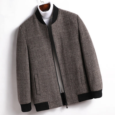 Blazer de Lana Escocés Casual para Jóvenes - Image 8
