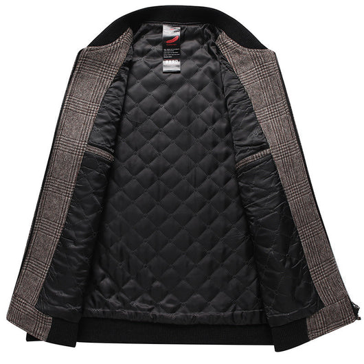 Blazer de Lana Escocés Casual para Jóvenes - Image 9