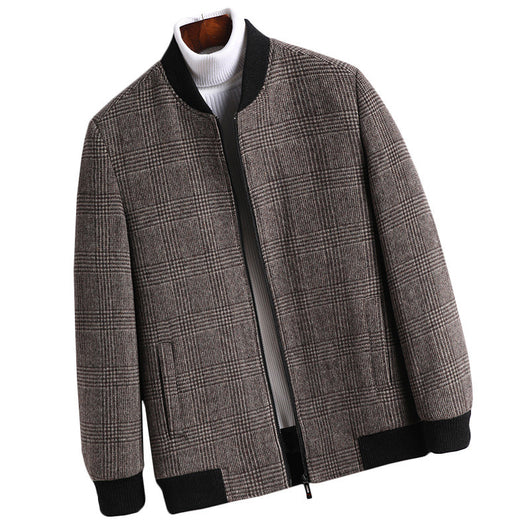 Blazer de Lana Escocés Casual para Jóvenes - Image 10