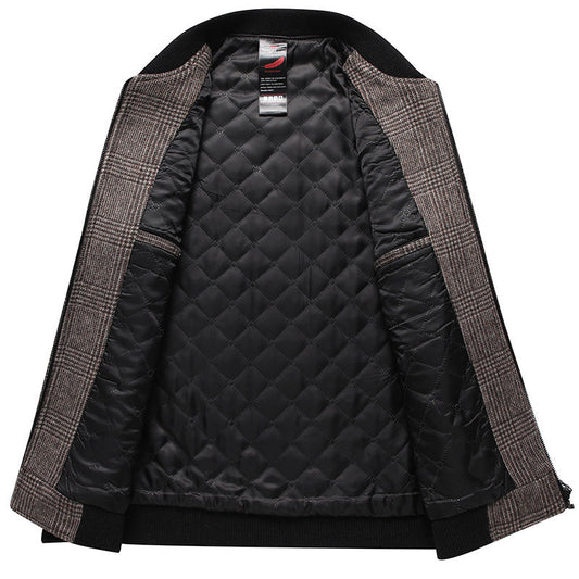 Blazer de Lana Escocés Casual para Jóvenes - Image 2