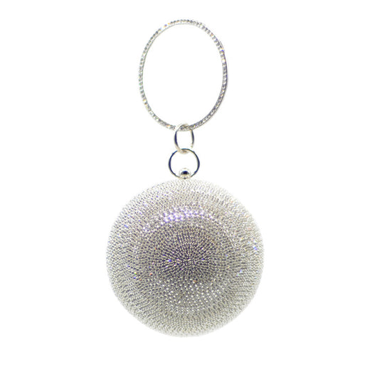 Bolso de Noche con Diseño de Esfera Cubierta de Strass - Image 8