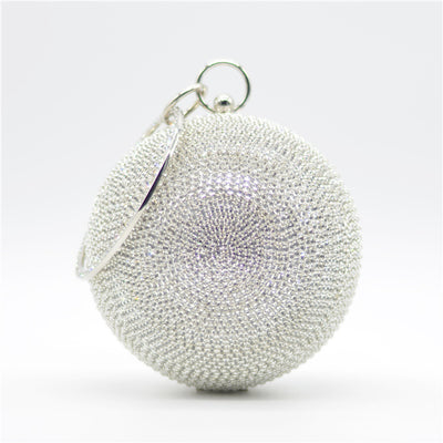 Bolso de Noche con Diseño de Esfera Cubierta de Strass - Image 11