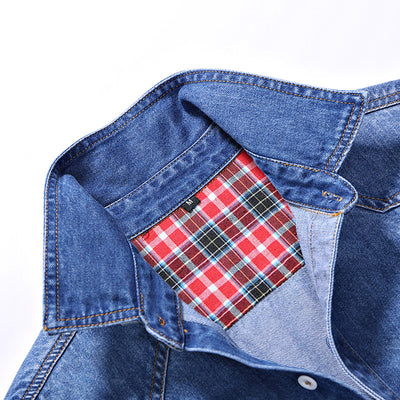 Camisa Vaquera Denim Slim Fit Hombre Algodón Puro Manga Larga Otoño Talla 3XL - Image 8