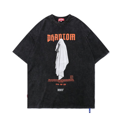 Playera Suelta Estilo Vintage Unisex Tendencia Street