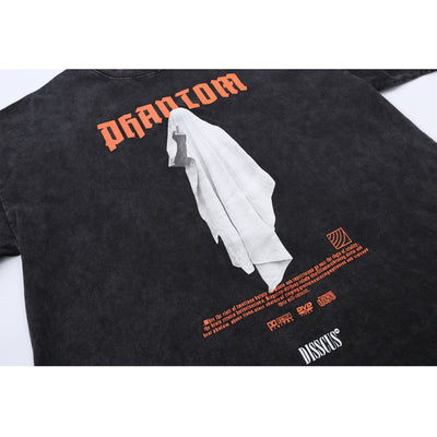Playera Suelta Estilo Vintage Unisex Tendencia Street - Image 3