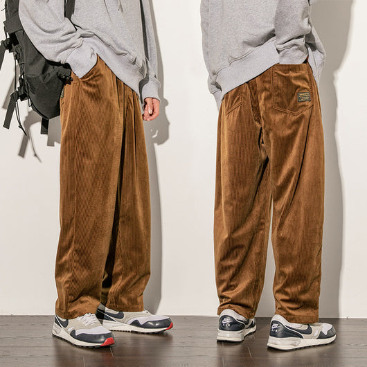 Pantalones de Pana Casual Japoneses para Hombre - Image 8
