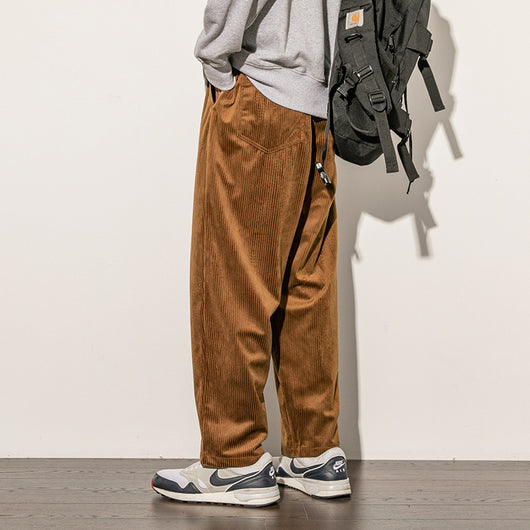 Pantalones de Pana Casual Japoneses para Hombre - Image 10
