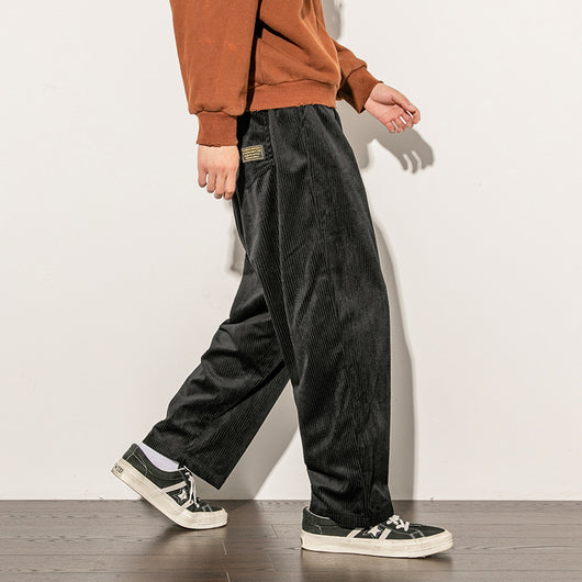 Pantalones de Pana Casual Japoneses para Hombre - Image 16