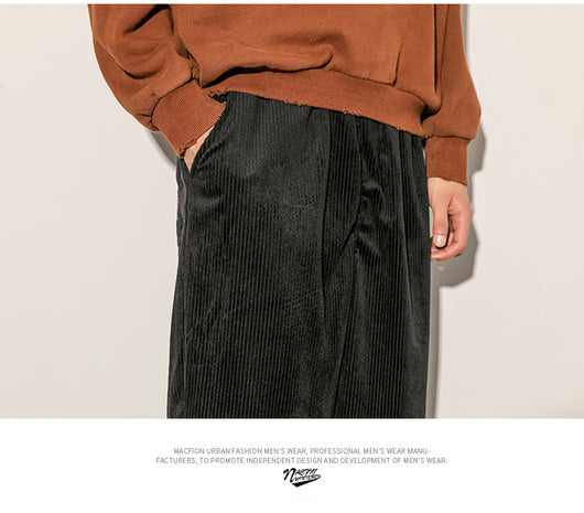 Pantalones de Pana Casual Japoneses para Hombre - Image 12