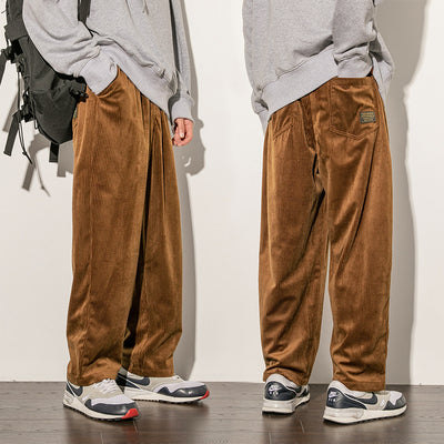 Pantalones de Pana Casual Japoneses para Hombre - Image 4