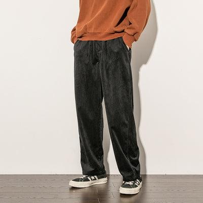 Pantalones de Pana Casual Japoneses para Hombre - Image 3