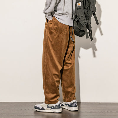 Pantalones de Pana Casual Japoneses para Hombre - Image 5