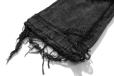 Pantalones Vaqueros Punk Rotos con Flecos - Estilo Street Extreme para Hombre - Image 11