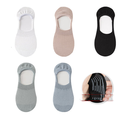 Calcetines Invisibles para Mujer - Algodón Puro con Silicona Antideslizante - Image 14