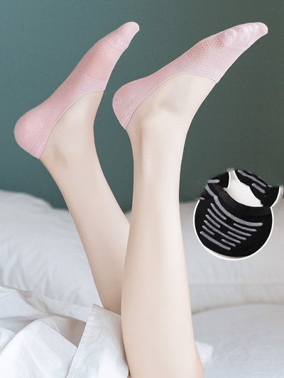 Calcetines Invisibles para Mujer - Algodón Puro con Silicona Antideslizante - Image 19