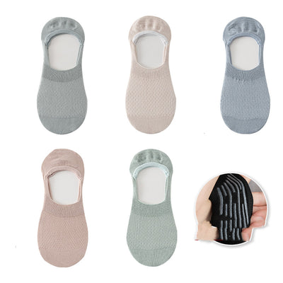 Calcetines Invisibles para Mujer - Algodón Puro con Silicona Antideslizante - Image 3