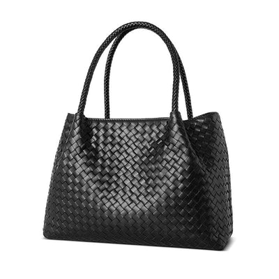 Bolso Tejido a Mano en Cuero Genuino - Bolsa Maternal con Compartimento Especial - Image 9