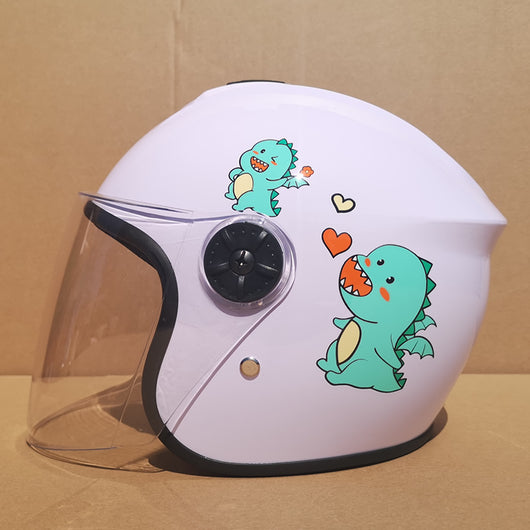 Casco de Seguridad Infantil para Auto Eléctrico - Gris, Uso Todo Año - Image 15