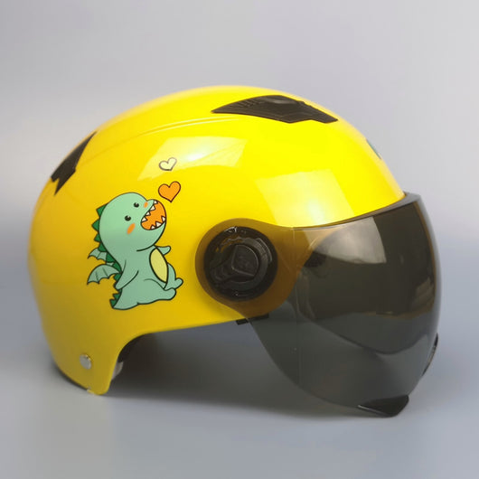 Casco de Seguridad Infantil para Auto Eléctrico - Gris, Uso Todo Año - Image 20