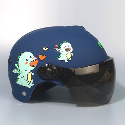 Casco de Seguridad Infantil para Auto Eléctrico - Gris, Uso Todo Año - Image 6