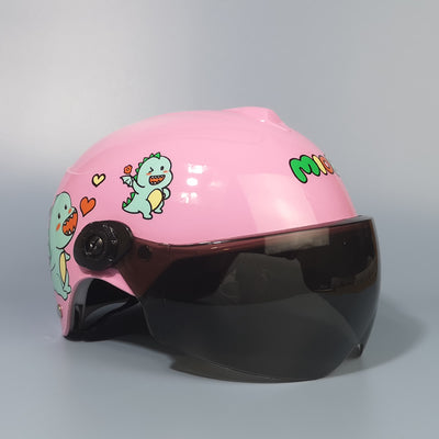 Casco de Seguridad Infantil para Auto Eléctrico - Gris, Uso Todo Año - Image 8