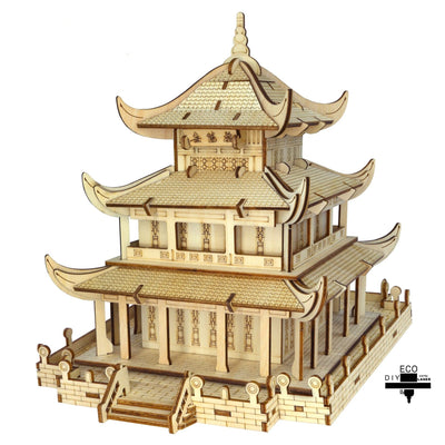 Rompecabezas 3D Torre Yueyang - Caja de Colores - Image 10