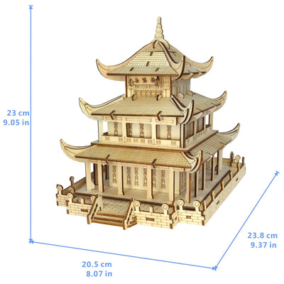 Rompecabezas 3D Torre Yueyang - Caja de Colores - Image 2